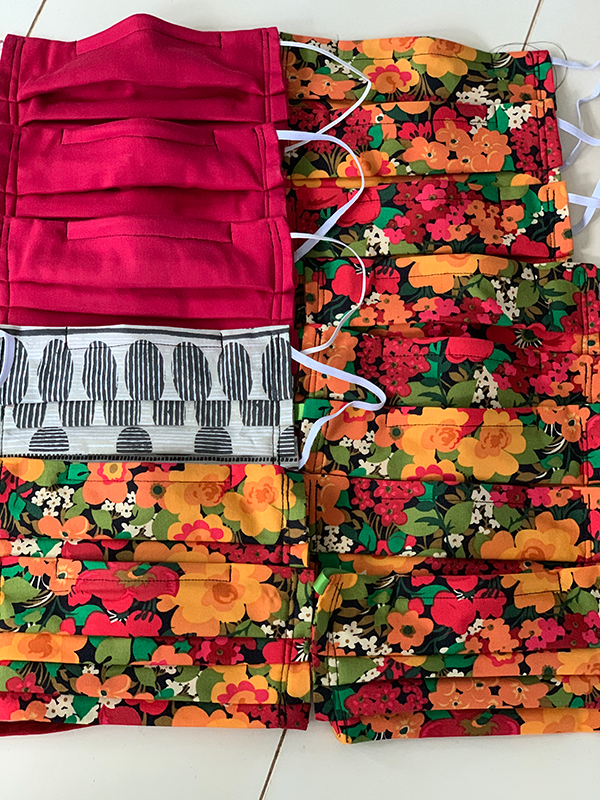 Masks, scrub caps, and colorful fabric — photo 19 from the Sewing Angels archive