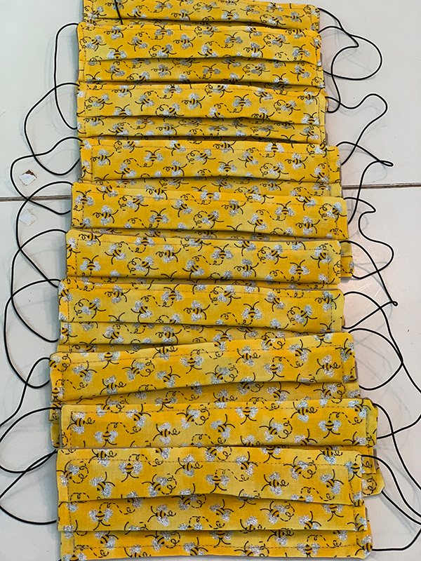 Masks, scrub caps, and colorful fabric — photo 17 from the Sewing Angels archive