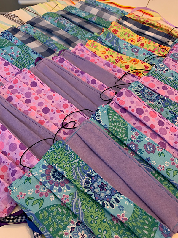 Masks, scrub caps, and colorful fabric — photo 24 from the Sewing Angels archive
