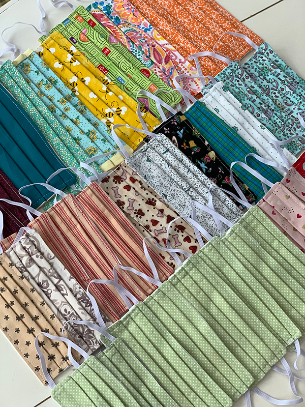 Masks, scrub caps, and colorful fabric — photo 23 from the Sewing Angels archive